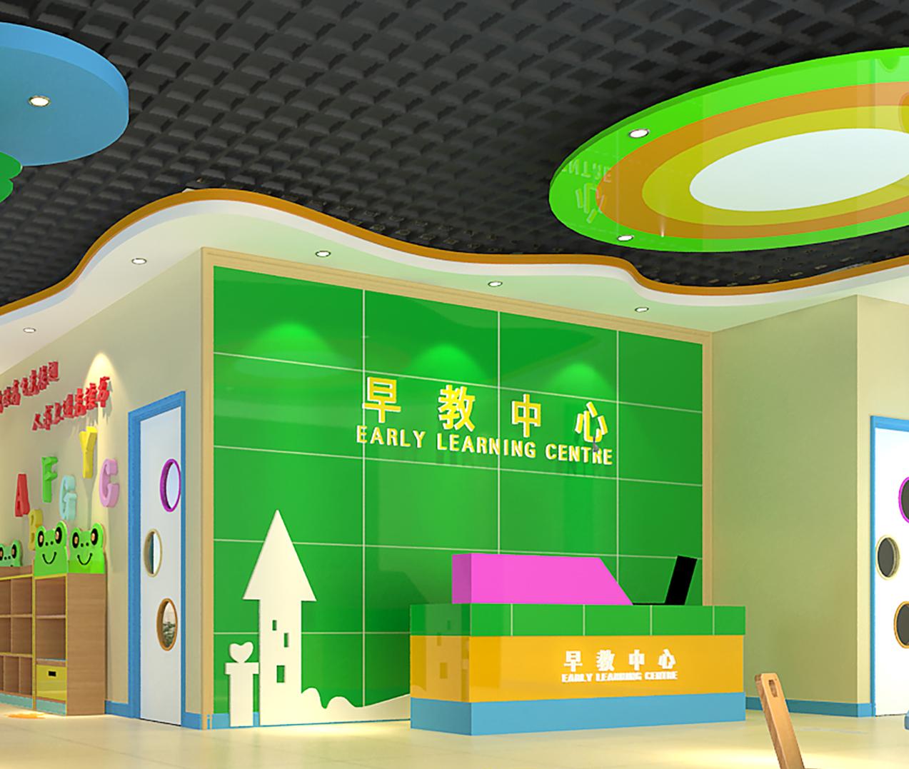 天河区培训机构装修 培训机构设计 培训班装修 教育培训办公室装修